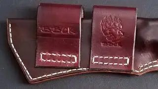 TOPS Steel Eagle Delta and Backpacker Bowie Custom Kydex and Leather