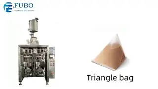 Tasty flavor drinking bag wrapped equipment丨Triangle irregular shaped sachet packaging machinery