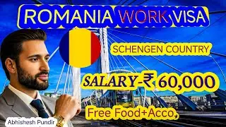 High-Paying work permit visa Romania 🇷🇴 Earn salary in Lakhs @abhisheshpundir
