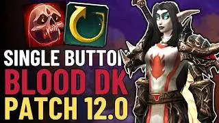 One Button Blood Death Knight Guide | SBA Tank Build for WoW Midnight