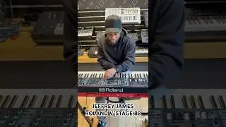 Jeffrey James puts the NEW Roland V-Stage to the test! 🎹🔥 #roland #vstage #keyoard