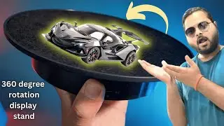 Rotating Display Stand🔥  360 degree Type c charging B Roll video making 