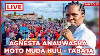 🔴#LIVE: AGNESTA KAIZA MGOMBEA UBUNGE SEGEREA KUPITIA CHAUMMA ANAUWASHA MOTO MUDA HUU - TABATA LIWITI