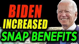FINALLY! SNAP Benefits Increase for Food Stamps for Low Income, EBT, Monthly Increase