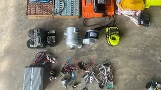 Combo mạch ryobi, phụ kiện, cụm bơm nước, cell pin 18650, pin ryobi lỗi, x&aacute;c sạc diy, motor giảm tốc