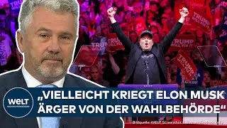 US-WAHL: Wahlk&auml;mpfer mit fettem Geldbeutel! Erik Kirschbaum &uuml;berrascht von Musks Einsatz f&uuml;r Trump