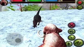 Mammoth VS Sabertooth, T-Rex, Mammoth, Ultimate Dinosaur Simulator