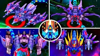 Space Galaxy Shooter: ALL BOSSES with CRAZY SHIP BUILDS!