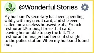 My husband's secretary has been spending wildly with my credit card, and she even called me a