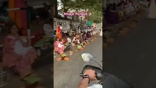 Attukal Pongala in Kerala. #kerala #attukalpongala2024 #pongala #malayalam #trivandrum #festival