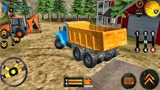 Backhoe Loader JCB Simulator Gameplay - Indian Vehicles Truck JCB Driving - Android Gameplay