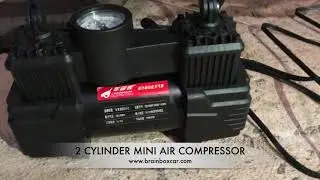 80080 2CYLINDER AIR COMPRESSOR BLACK