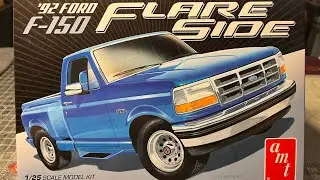 Полная сборка и обзор нового Ford F150 Flareside 1992 года от AMT