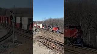Cn 122 with an sd70i #trains