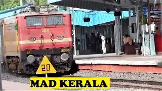 Brutal Palindrome WAP4 22222 Kerala Express Honk, Storm Chirala