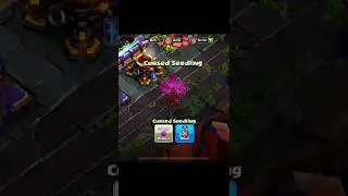 Cursed Seedling New Rare Obstacle 🤩🔥 #clashofclans #coc #shorts