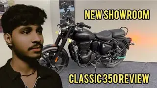 New jet black colour classic 350 full review 😱