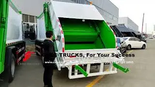ISUZU 4X2 Light duty garbage collection equipment garbage compactor truck