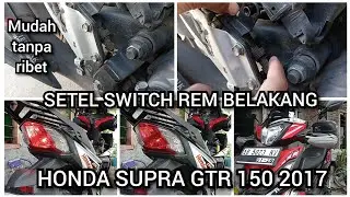 SETEL SWITCH REM BELAKANG HONDA SUPRA GTR 150 K56F 2017