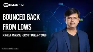 🔴 [Live] - Market Analysis | Bounced back from lows | 30th Jan | Kotak Neo