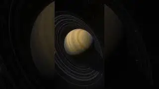 A Stunning Procedurally Generated Gas Giant Exoplanet