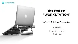 rock space 8-in-1 hub stand