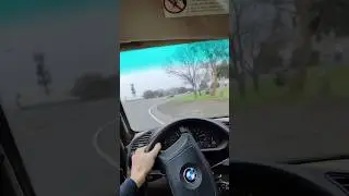 Bro thinks the street is a drift track!