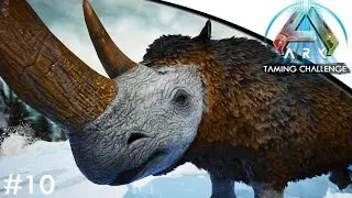 We're Capturing Big Dinos in the Snow! - ARK: TAMING CHALLENGE [#10]