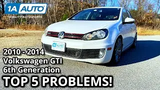 Top 5 Problems Volkswagen VW GTI Hatchback 2010-2014 6th Generation