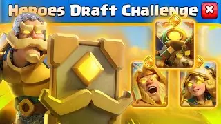 NEW HEROES DRAFT CHALLENGE IN CLASH ROYAL | MoglerCR