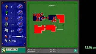 Theme Hospital Manquay speed run in 1:02:25