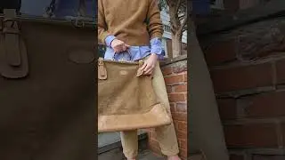 the classic weekender now in the #etsyshop #vintage #luggage #leather #travel #aigner