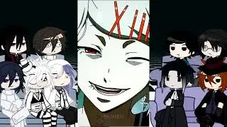 BSD react to Atsushi Nakajima as Ken Kaneki and Juuzou suzuya