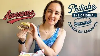 Eating the MOST ICONIC Sandwich in LA (Philippe’s French Dip)