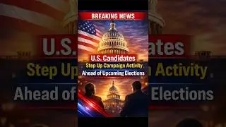 #BreakingNews U.S. Candidates Step Up Campaign Activity Ahead of Upcoming Elections.