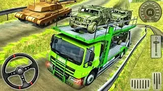 US Army Transporter Offroad - Uphill Truck Driving Simulator - Android GamePlay