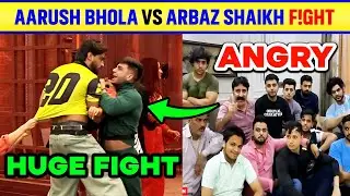 OMG! Aarush Bhola vs Arbaz Shaikh F!ght | Rise & Fall Show Controversy | 🤬Family Reaction | News Man