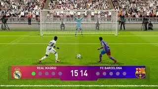 PES 2017| Real Madrid vs Barcelona| Final UEFA Champions League  (UCL) |Penalty Shootout