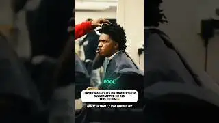 LI Rye CRASHS OUT On Barbershop Owner After He Did This To Him😳 #atlanta #rapper