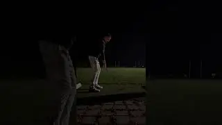How golf Driving range looks at night #golfcourse #golfplayer #drivingrange #nightgolf #golf