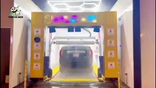 Panda Car Wash - Huaye Fully Automatic Car Wash Machine#autocarwash#automaticcarwasher