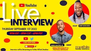 Exclusive Interview W Greg Mathis Jr Reality Tv Personality & Political Advisor