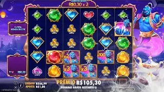 Genies Gem Bonanza  da PP e PEGUEI x100 DE MUTIPLICADOR Subi a BANCA