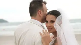 Teaser de casamento na Praia I Aline e Pedro I S&atilde;o Sebasti&atilde;o - SP
