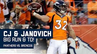 CJ Anderson Big Run & Andy Janovich 1st Career Carry Results in TD! | Panthers vs. Broncos | NFL