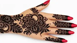 Very Beautiful Stylish Back Hand Mehndi Design | Eid special Mehndi Design |Mehndi ka Design 