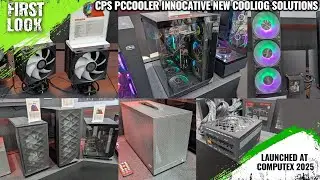 CPS PCCooler DS360 Display, DC360 Pro ARGB, RT400 ARGB, the R400 ARGB And R300 ARGB At Computex 2025