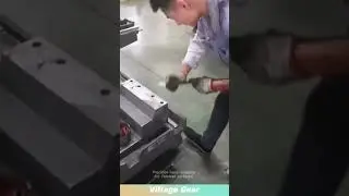 Precision hand-scraping for flawless surfaces! #machine