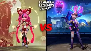 Zoe Starguardian VS Mythmaker Skin Comparison Wild Rift
