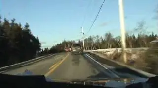 A Winter Drive Through West Porters Lake and West Chezzetcook